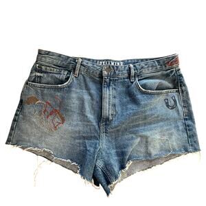 IDYLLWIND by Miranda Lambert Cutoff Jean Shorts America Cowgirl Country sz 16